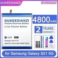 Mobile Phone Battery For Samsung Galaxy S21 5G SM-G991B DS G991U EB-BG991ABY 4800Mah Long-Lasting