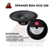 Speaker Bma 15 Inch W15-190 Wofer Promo