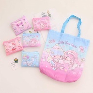 Bags Cloth Storage Bag Shoulder Sanrio Character ECO-Bag Foldable Size 39 39 cm (1 Piece)