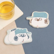 Peanuts史努比珪藻土杯墊Olaf系列-Snoopy 歐拉夫吸水杯墊