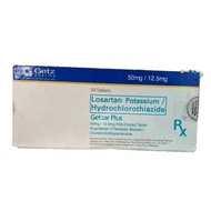 GETZAR Losartan Potassium + Hydrochlorothiazide 50mg/12.5mg 1 Tablet[PRESCRIPTION REQUIRED]
