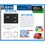 Rubine RBF-1274D3 BK Basin Cabinet black