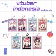 Photocard Vtuber Krow/Agil/Exu/Akemi/Keizaki/Shirofuku/Gin/Ariyasu/Souta/Harris/Arion/Kobo/ Keychain