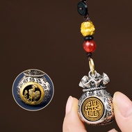 Fortune keychain Zodiac Fortune Money Bag Keychain Bucket Gold Fortune Money Bag Keychain Bucket Gol