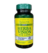 【預購】Puritan’s Pride Herbavision with Lutein 草本植物含葉黃素 240軟膠囊 025077709250