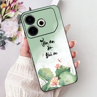เคสทารูปดอกไม้หลากสีครอบ TPU นุ่มสำหรับ Tecno Pova 6 Neo 4G เคสโทรศัพท์สำหรับ Tecno Pova 6 Pro LI9 P