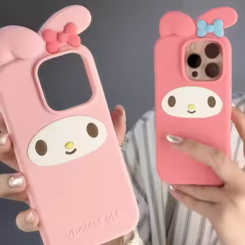 Kawaii Sanrio Melody Apple 17/16/15Plus Mobile Phone Case IPhone67 Generation Xr/8P Cartoon 11 Femal
