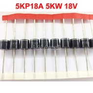 10pcs 5KP18A TVS Diode Transient Suppression Diode 5KW 5000W 18V R-6 / P600 new original betterway