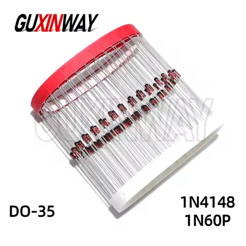 1N4148 IN4148 4148 DO-35 Axial Lead Switching Signal Diode 1N60 1N60P Schottky Germanium Diode TV Ra