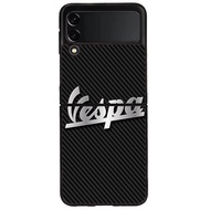 Casing Case Samsung Galaxy Z Flip 3 Z Flip 4 Z Fold 4 Z Fold 3 Vespa Carbon D142