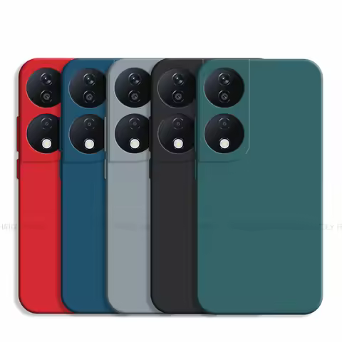 For Honor 90 Smart Case Honor 90 Smart Cover Luxury Original TPU Shockproof Liquid Silicon Protectiv