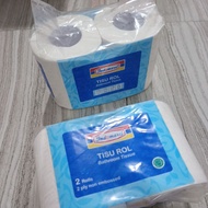 Tissue roll 2-ply bathroom/. non-embossed toilet paper