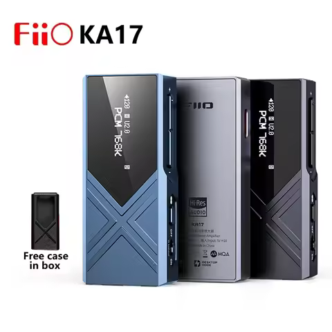 FiiO KA17 Hi-Res Portable USB DAC & Headphone Amplifier Dual ES9069Q PCM768 DSD512 3.5/4.4mm Output
