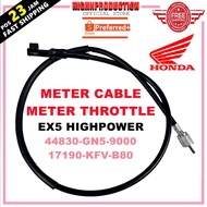 EX5 HIGH POWER  /EX5 DREAM BRAKE CABLE/METER CABLE/METER THROTTLE HONDA ORIGINAL (44830-GN5-9000)