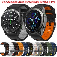 Watch Band For Zeblaze Ares 3 Pro/Vibe 7 Pro/Btalk 2 Lite/Stratos 2 Strap Sports Silicone Replacement Wristband Correa Bracelet
