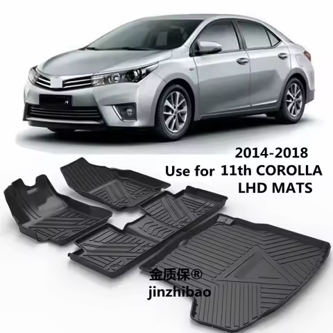 Use for 2014-2018 11th Toyota Corolla car carpet Corolla floor mats Corolla tunk mat Fit For Corolla