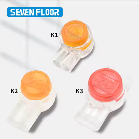 100Pcs UY UY1 UY2 K1 K2 K3 Filling Butt Wire Line Terminal Connector RJ45 RJ11 Wiring Ethernet Telep