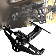 For Benelli TNT249S Adjustable CNC License Plate Bracket With LED License Plate Frame Number Plate H