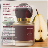 JON&JOIE (2) LA BELLE PERFUME 30ML EDP Perfume tahan lama inspired Lancôme, Perfume La Vie Est Belle