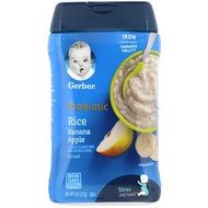 Gerber Probiotic Rice Cereal Banana Apple (227 g)