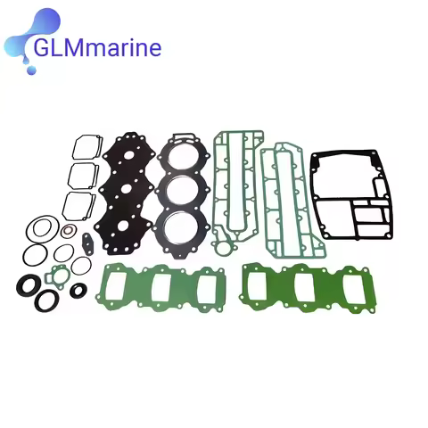 Power Cylinder head Gasket Kit 6H3-W0001-02 for Yamaha 2-Stroke 60 70 HP 3 Cyl C70 P60 Outboard 6H3-