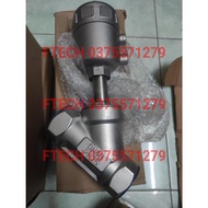 DN40 y-shaped oblique valve DN40 stainless steel bulb, DN40 stainless steel oblique valve with 48mm 