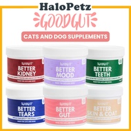 Good Gut Cat and Dog Supplements | Better Gut | Skin & Coat | Kidney | Mood | Teeth | Tears 150g