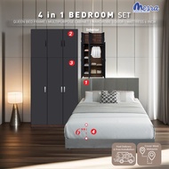 mesra-wardrobe 6door , wardrobe 4door , bedroom set 6door , bedroom set 4door , bedroom set murah