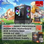 GAMING PC Ryzen 5 5500GT Entry Level Desktop