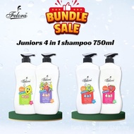 [Bundle Sale] Felora Junior Head to Toe 4 in 1 Soft Smooth Clean Body and Hair Shampoo 750ml // sabu