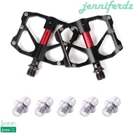 JENNIFERDZ Bike Pedal Bolts Road Bike MTB with Wrench Pedales Parts Bicycle Parts Bike Accessories Pedal Skid-proof Studs