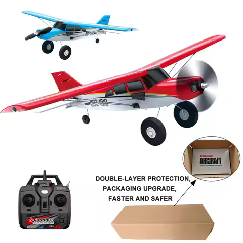Qidi560 RC Plane Moore M7 Off-road 4CH Remote Control Airplane Brushless Fixed Wing Aircraft Model E
