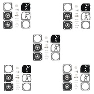 5 Pcs Carburetor Rebuild Kit Zama RB-69 C1Q-S32 C1Q-S61 C1Q-S61A C1Q-S61B C1Q-S61C C1Q-S61D C1Q-S96 