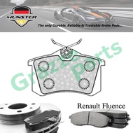 Münster Disc Brake Pad Rear for Renault Fluence 2.0 M4R714 M4R751 L30C Megane III 2.0 RS 13'-16' F4R