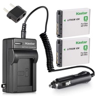 Kastar Battery (2-Pack) + Charger Replacement for Sony NP-FR1, BC-TR1, TRN, DSC-F88, DSC-G1, DSC-P10