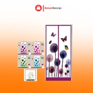 Lelaja_jkt Anti-Mosquito Magnetic Curtain Umbrella Nail Door Curtain/ MOTIF Size 100 x 210cm Y3968