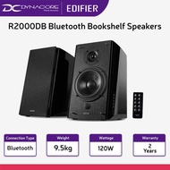 Edifier R2000DB Active Bluetooth Bookshelf Speakers - Optical Input - 2.0 - Black