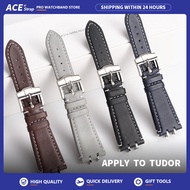 Apply To TUDOR Watch Strap, 24mm Modified Leather Band For Royal Series 41mm Blue Dial M28600 & M286