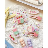 Drink hairpin Set (2c) - Cute hair accessories for girls