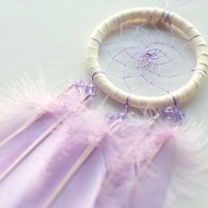 捕夢網材料包 8cm - 簡單淺紫 - 情人節禮物 交換禮物