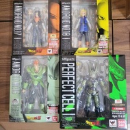 100%全新 Bandai 魂限 龍珠 SHF figuarts Dragon Ball Z 人造人 16號shf,17號shf,18號shf,斯路完全體shf連啡盒(日版)(行版)