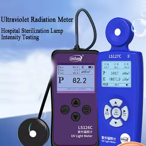 Linshang LS126C LS127C UV Light Meter Direct Selling Ultraviolet Radiometer Test 254nm UVC Bacterici