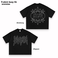 HRX | Boxy Fit Oversize T-shirt ‘SIX STARS Cotton Combed 30s T-shirt