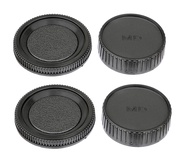 (2 Packs) Fotasy MD Lens Rear Cap, Md Body Cap, Minolta MD Lens Back Cover, Minolta MC Lens Cap, Min