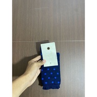 ZARA HOME NAVY POLKADOT SOCKS