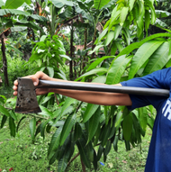 Kapak Gagang Baja Panjang Super Tajam - Kampak Pemotong Kayu Pohon maupun Ranting