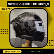 Spyder force+ pd 3001s dual visor modular helmet