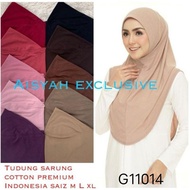 TUDUNG SARUNG COTTON SAUK AISYAH EXCLUSIVE