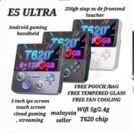 E5 Ultra Handheld Gaming Console Hall-Effect Joystick 5"  IPS Touch Screen 5000mAh Portable Handheld