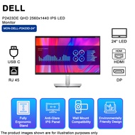 Dell P2423DE 24" Inch USB C QHD 2560x1440 IPS LED Monitor (USB CDP HDMI RJ45)